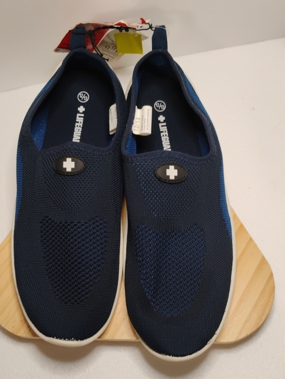 Lifeguard Navy Slip-On Knit Loafers for Men